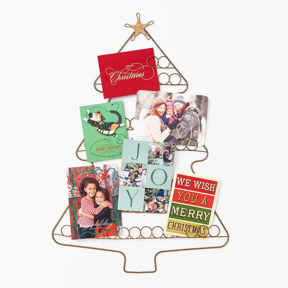 Holiday Tree Greeting Card Holder | Paper Source