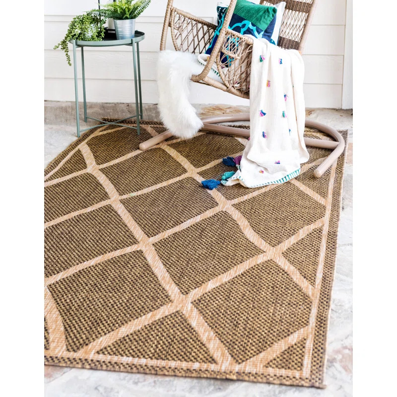 Kulas Geometric Indoor / Outdoor Rug | Wayfair North America