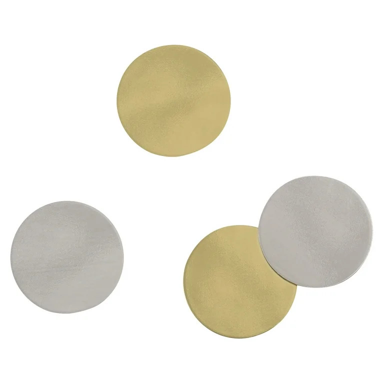 Way to Celebrate! Jumbo Silver & Gold Foil Confetti, 3oz. - Walmart.com | Walmart (US)