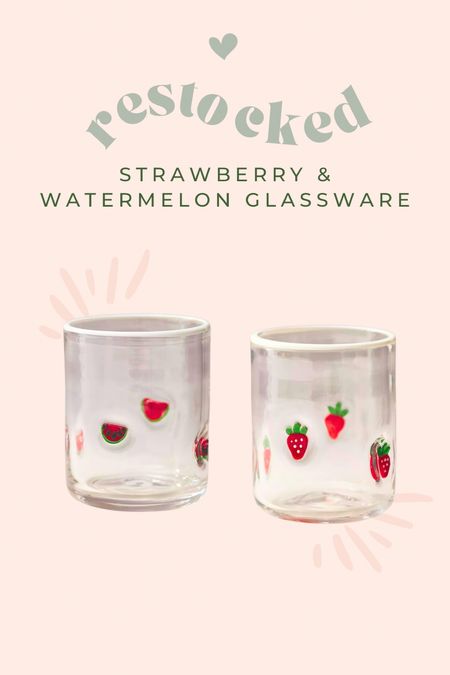 my FAVORITE glassware restocked! just ordered both of these bc i have an obsession ahaha  perfect mother’s day gift too 


#LTKfindsunder50 #LTKhome #LTKGiftGuide