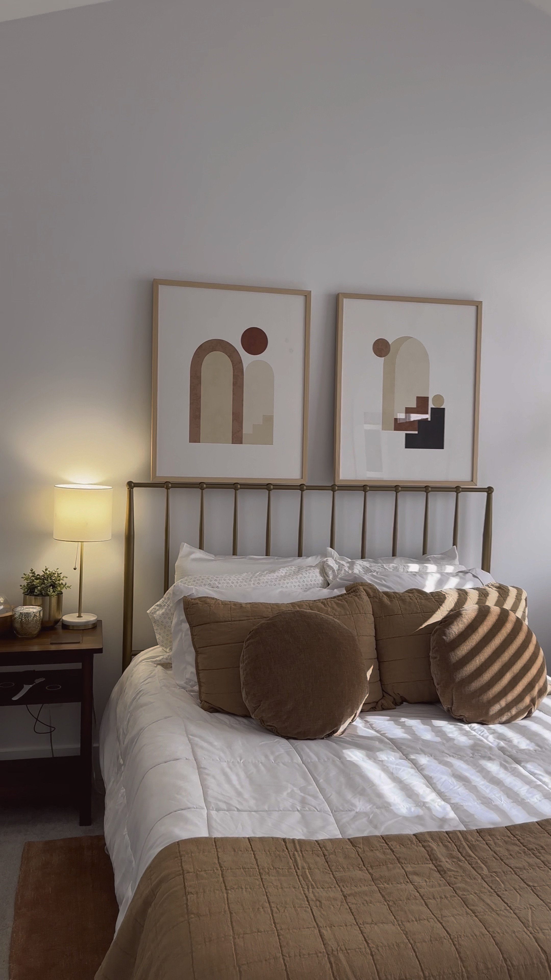 Updating my bedroom from floral and pink to earthy and cozy! 🤎

#LTKhome #LTKVideo #LTKfindsunder50