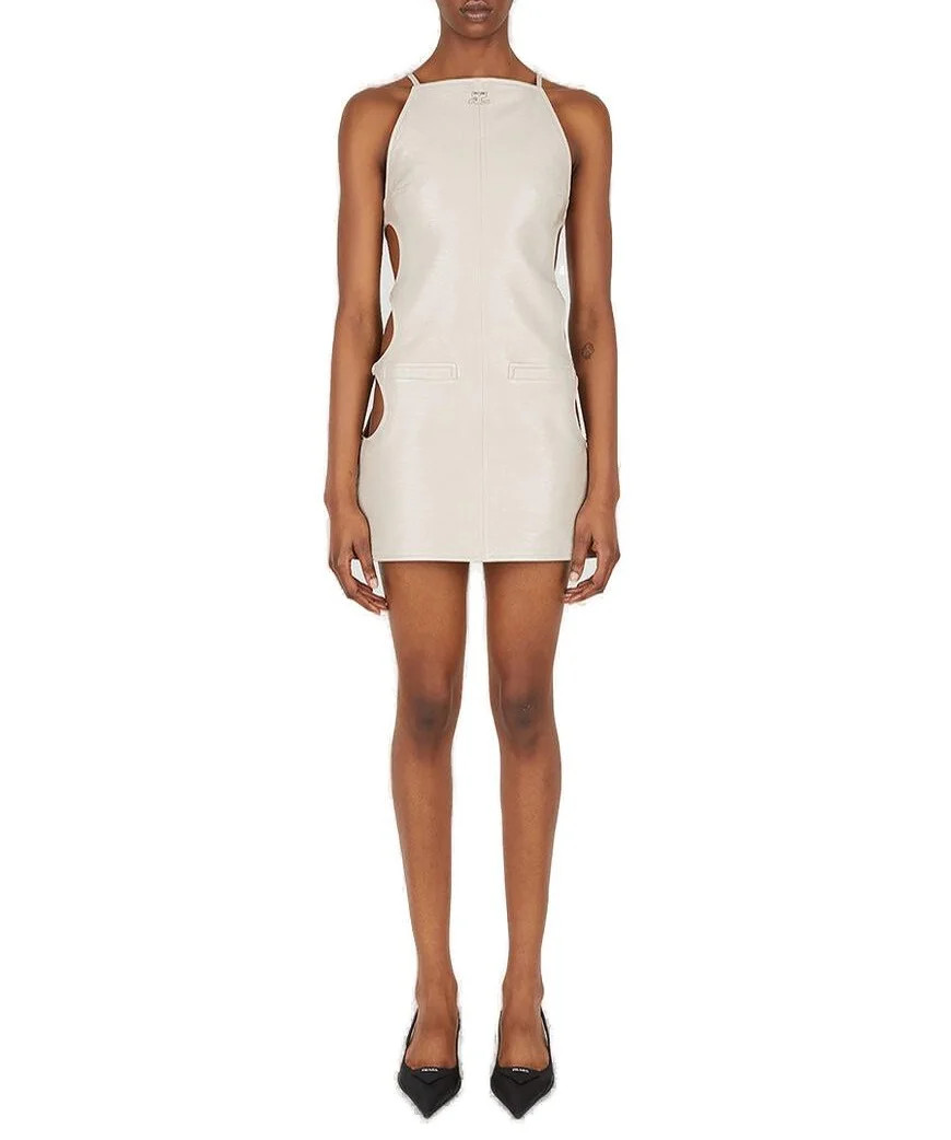 Courrèges Cut-Out Sleeveless Mini Dress | Cettire Global