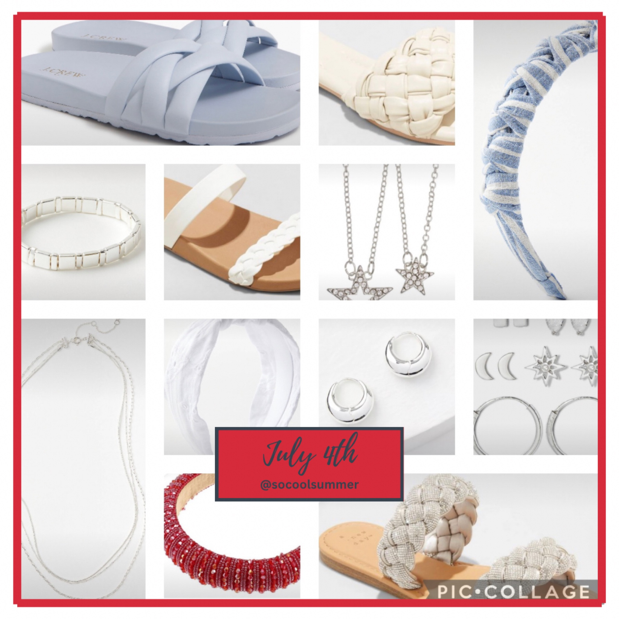 4th of July accessories inspiration for summer color palettes from Old Navy, Target, Loft, and J. Crew Factory

#LTKunder50 #LTKstyletip #LTKSeasonal