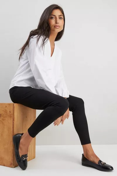 Black Ponte Leggings | Debenhams UK