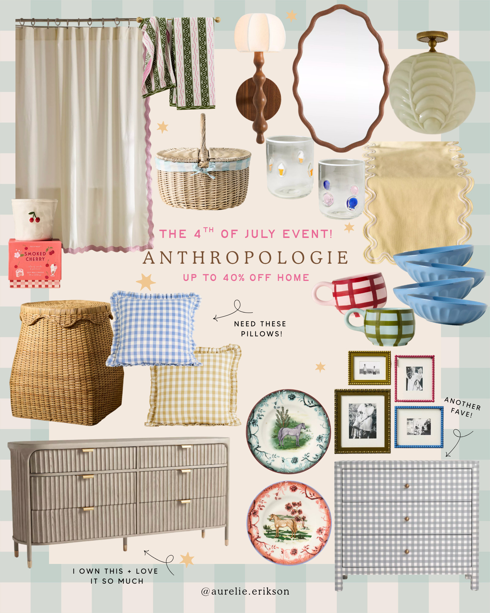 Up to 40% off home for Anthropologie's 4th of July Sale Event!  

 #LTKSeasonal #LTKHome #LTKSaleAlert