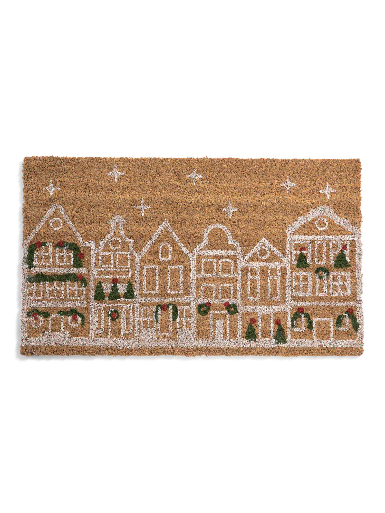 20x34 Coir Holiday Village Doormat | TJ Maxx