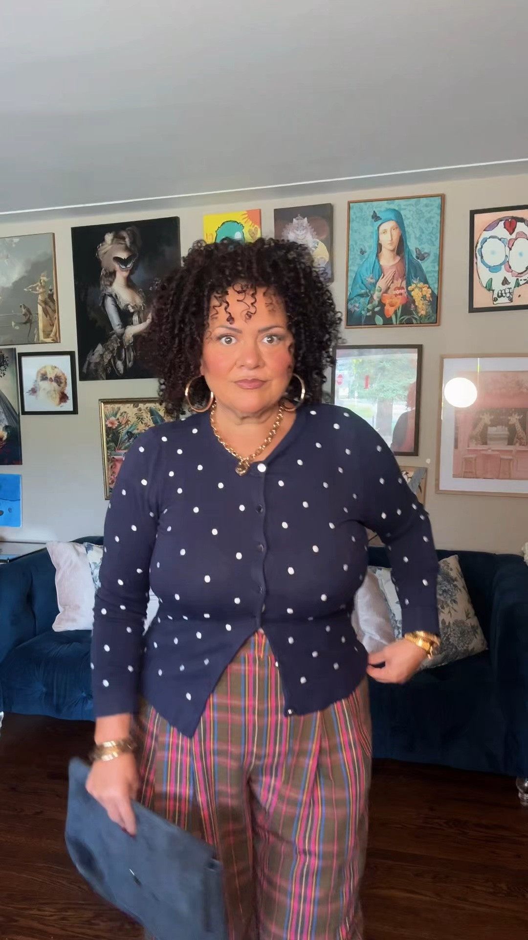 I’ve learned pattern mixing is the fastest way to add interest to an outfit!

#LTKOver40 #LTKMidsize #LTKootd