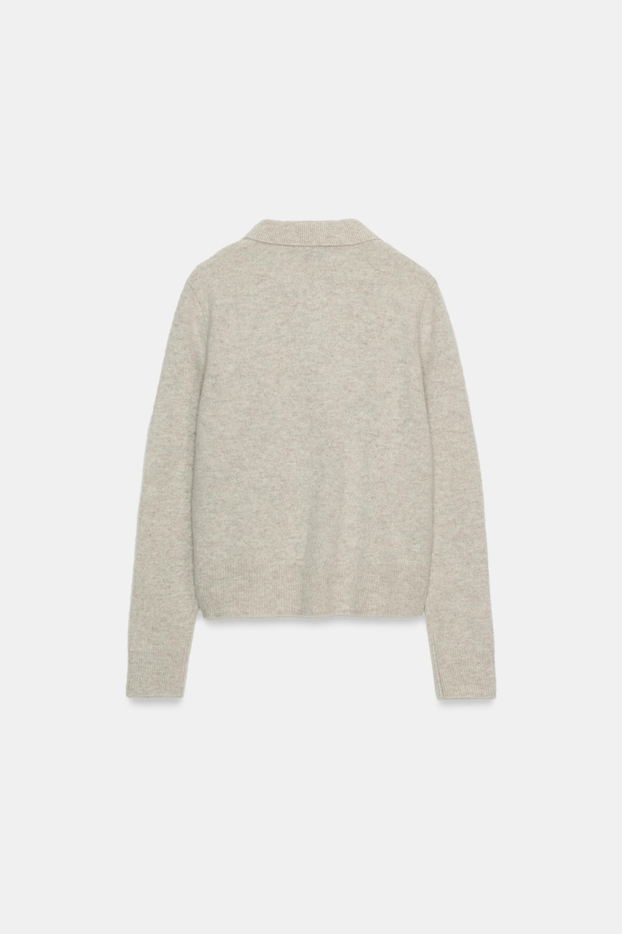 PLAIN 100% WOOL POLO | Zara US