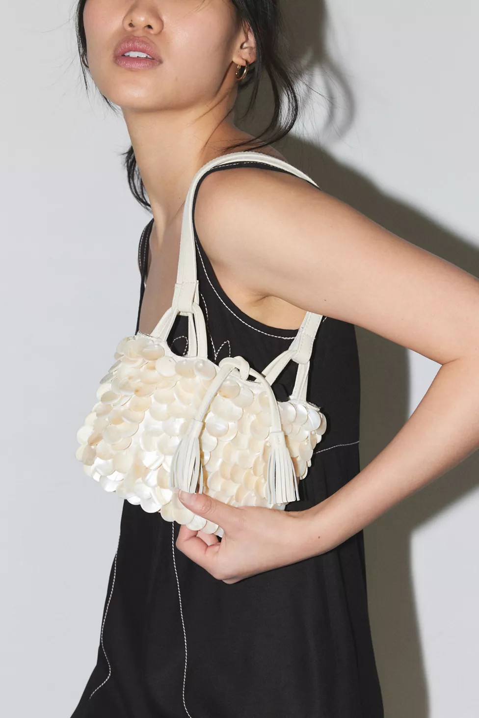 Kimchi Blue Abalone Shell Baguette Bag | Urban Outfitters (US and RoW)