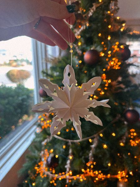 My favorite paper snowflake ornaments! 

#LTKGiftGuide #LTKHoliday #LTKSeasonal