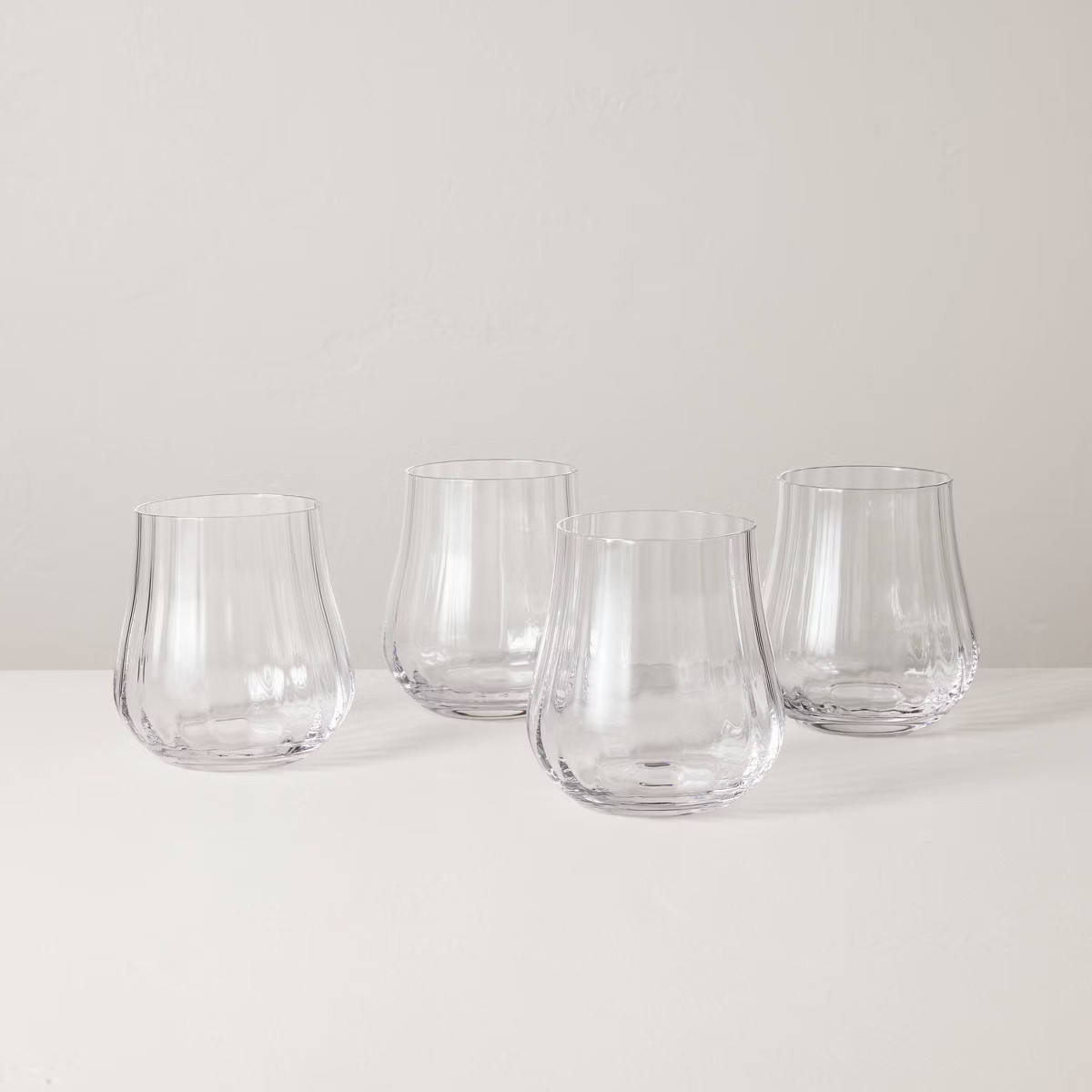 Set of 4 14oz Short Water Glasses - Hearth & Hand™ with Magnolia | Target