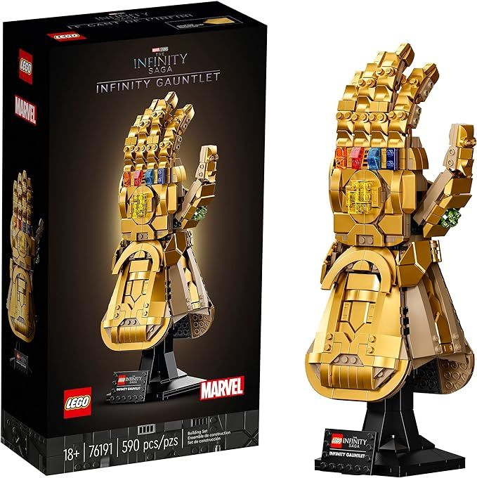 LEGO Marvel Infinity Gauntlet 76191 Collectible Building Kit; Thanos Right Hand Gauntlet Model wi... | Amazon (US)