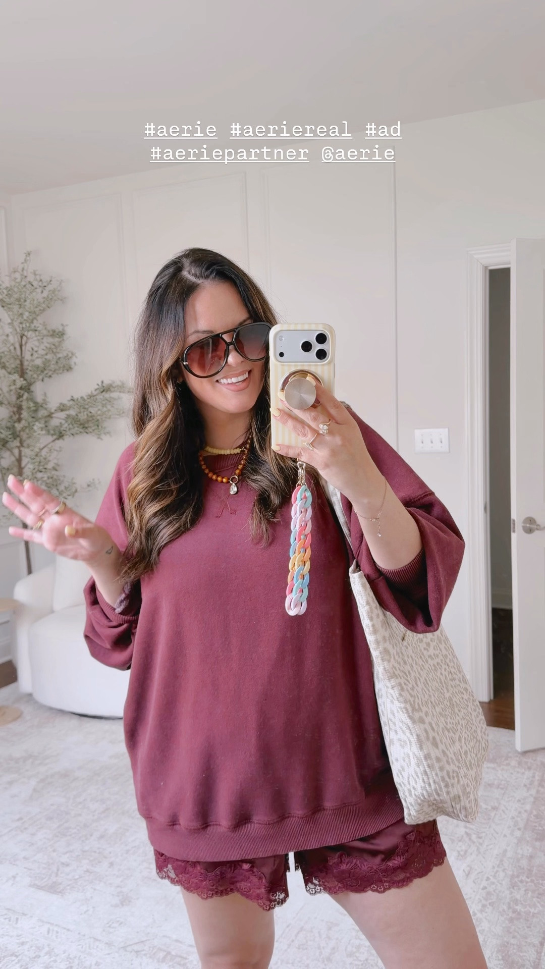 Prepare to be sick of me in this outfit!! I love this oversized cozy sweatshirt paired with lace shorts.. and the color is everything!! Wearing a large in both pieces

#aerie #aeriereal #ad #aeriepartner @Aerie

#LTKootd #LTKmomlife #LTKMidsize