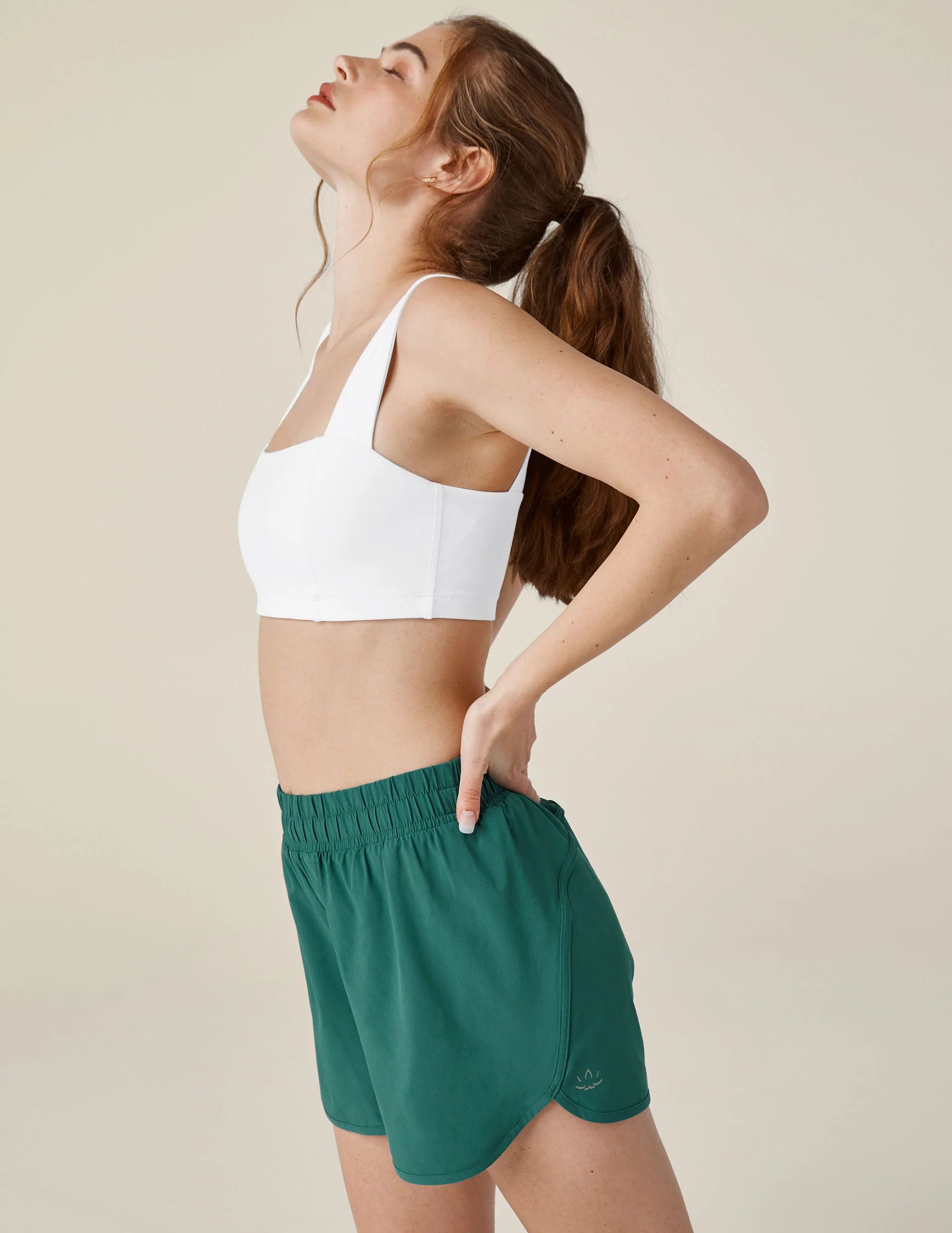Stretch Woven In Stride Lined Short | Beyond Yoga | Beyond Yoga