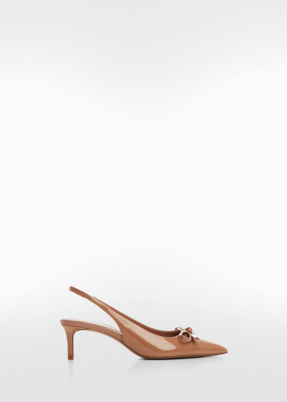 Patent Leather Slingback Heels | MANGO (US)