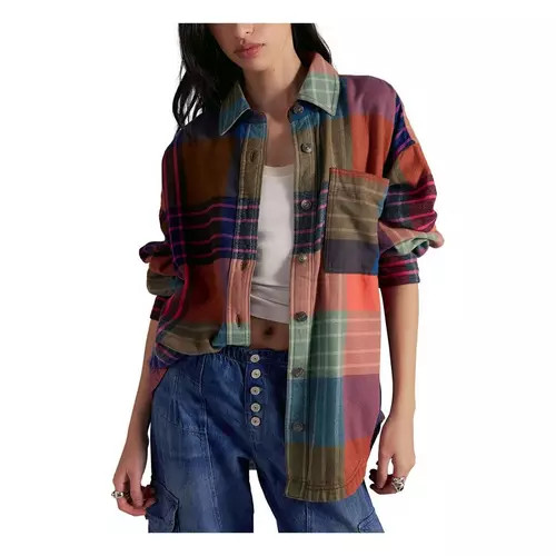 Women's Free People We The Free Ashley Long Sleeve Flannel | Scheels Sports
