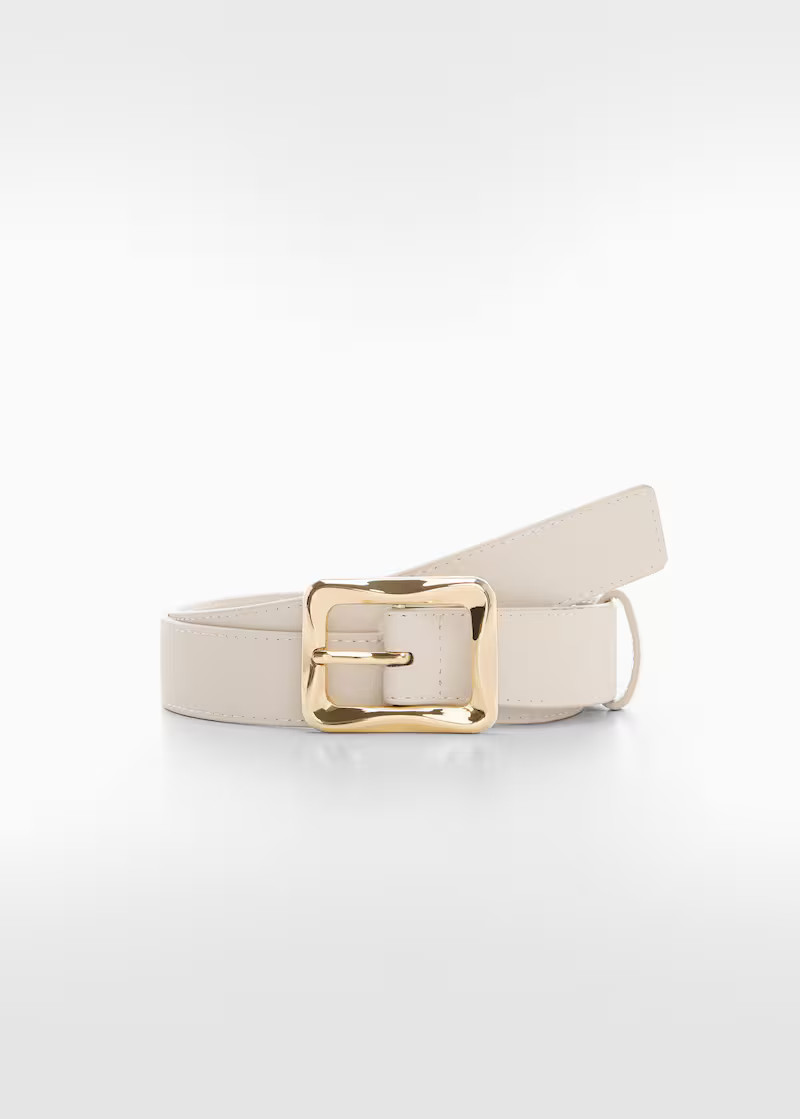 Belt with irregular buckle  -  Women | Mango USA | MANGO (US)