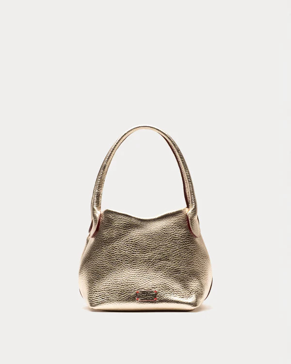 Teeny Sweet Pea - Tumbled Leather Platino | Frances Valentine