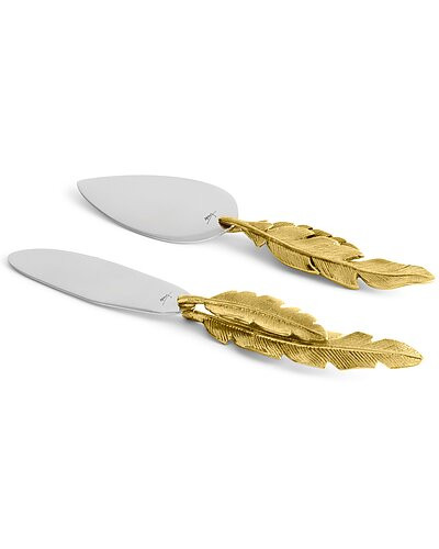 Gold Feather Knife Set | Rue La La