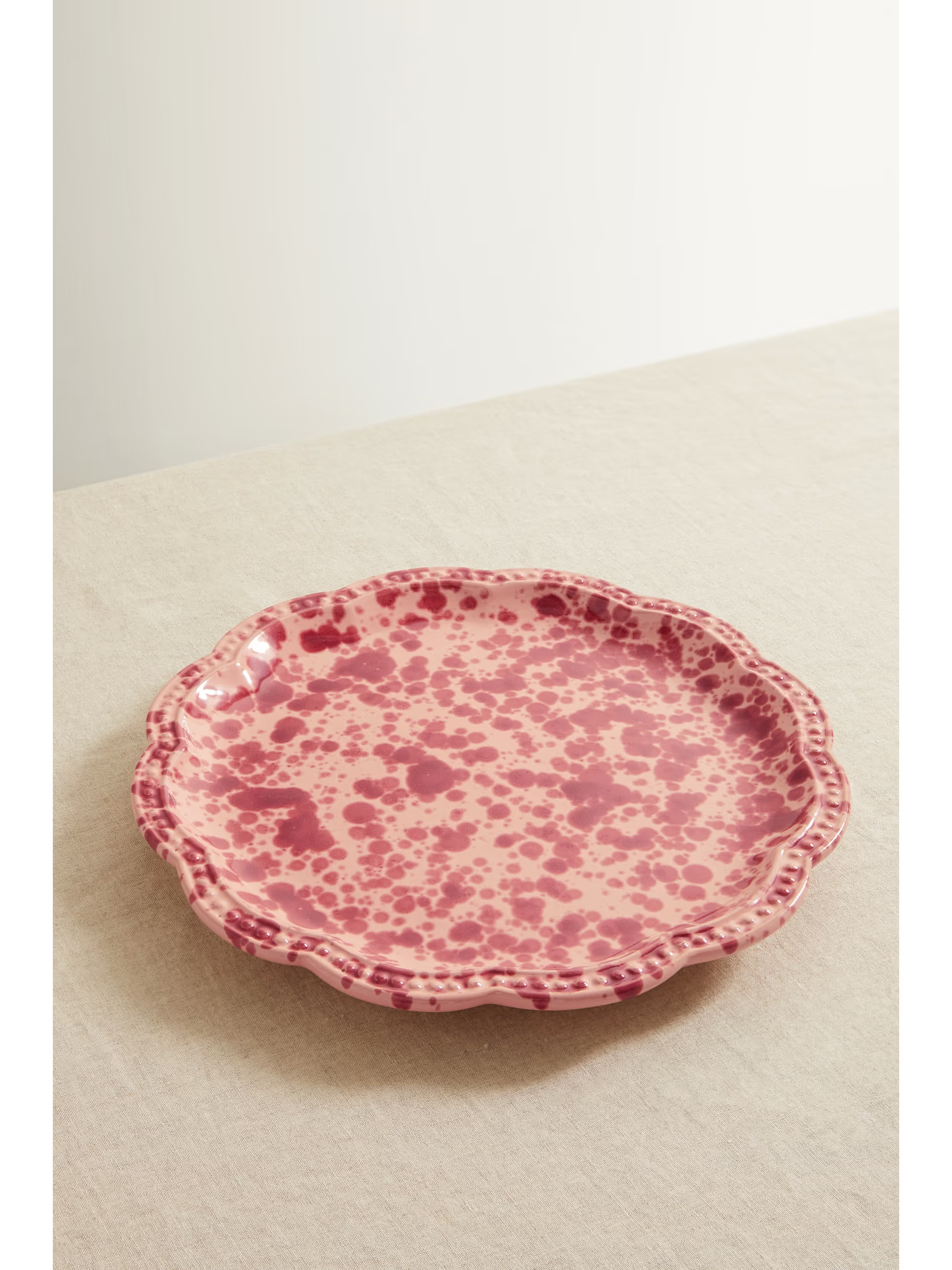 Speckled ceramic dinner plate | NET-A-PORTER APAC