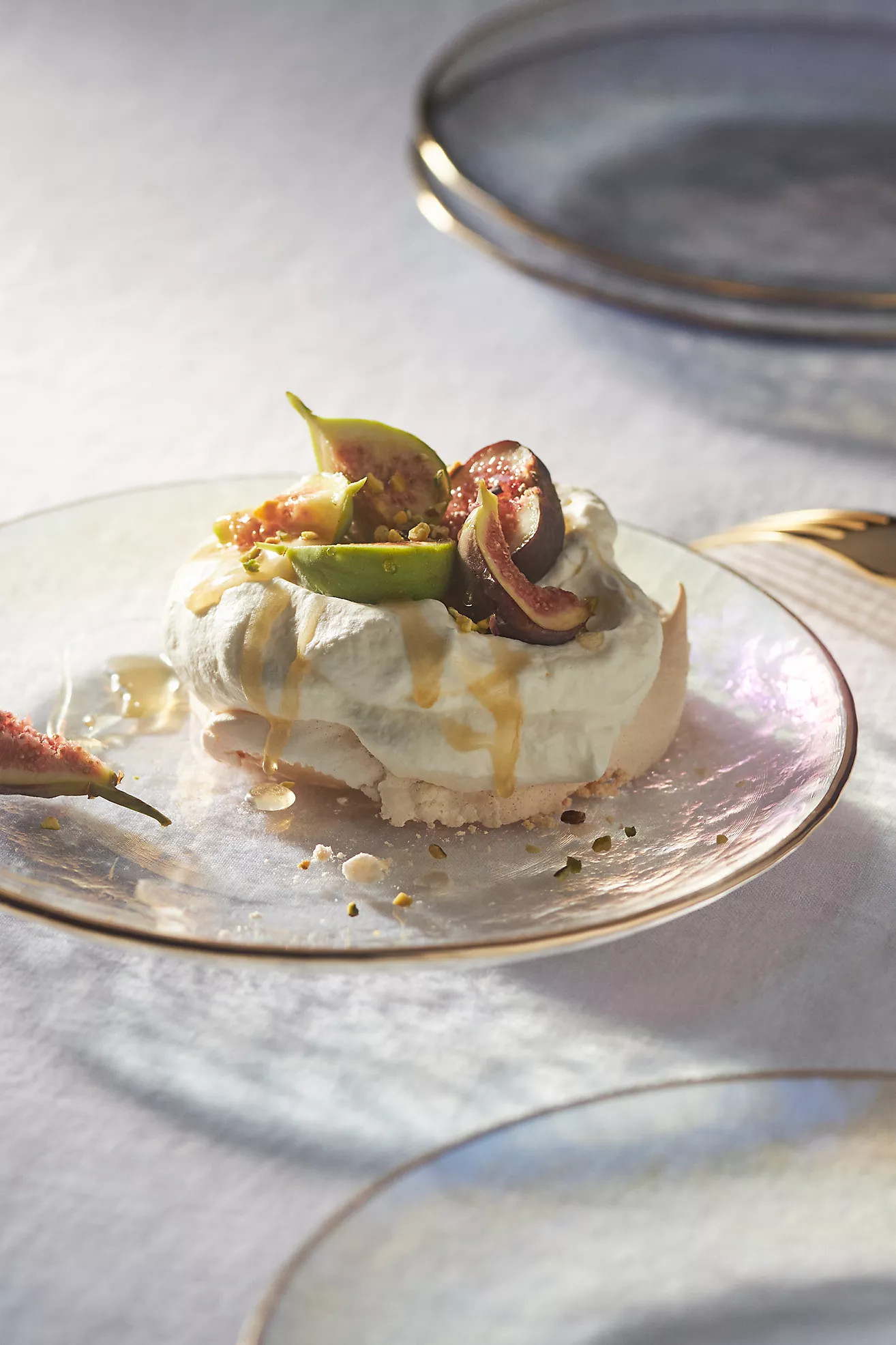 Zaza Glass Side Plates, Set of 4 | Anthropologie (US)