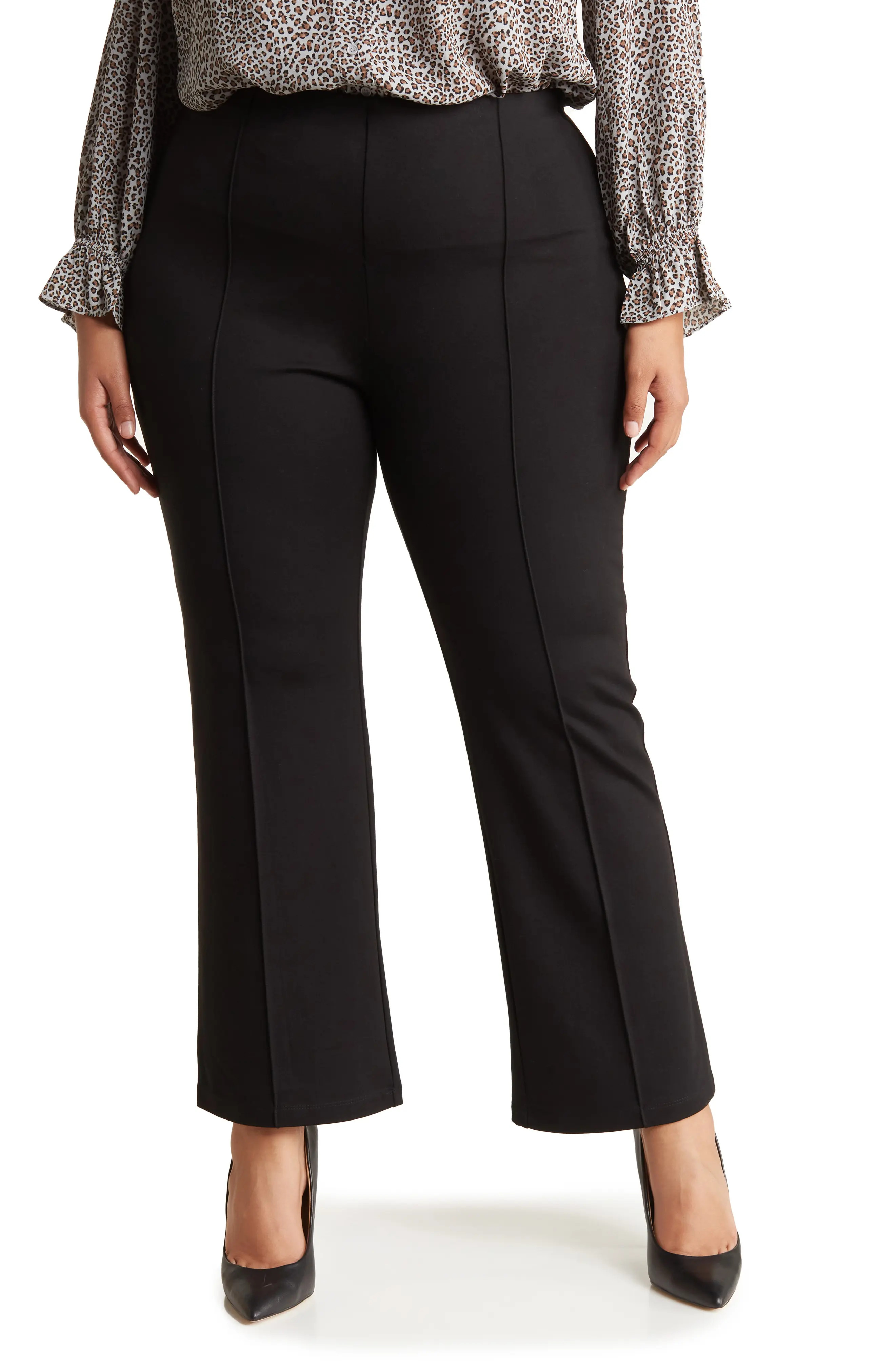 T Tahari Bootcut Ponte Pants in Black at Nordstrom Rack, Size 3X | Nordstrom Rack