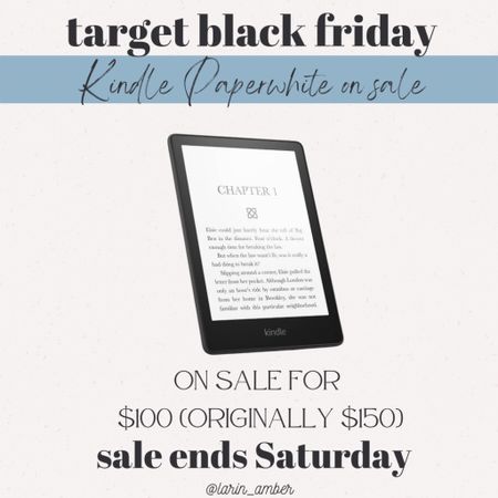 Target Black Friday / kindle paperwhite / Amazon / book lovers / Black Friday / gifts for her / gift guide / holiday guide / Christmas 



#LTKGiftGuide #LTKHoliday #LTKSeasonal