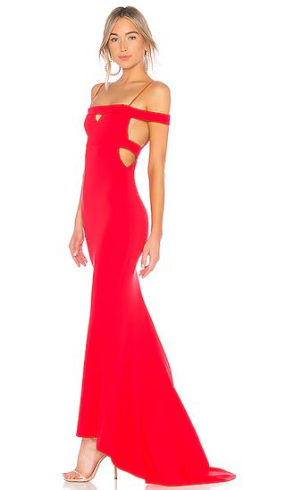 Cece Gown in Red Rose | Revolve Clothing (Global)