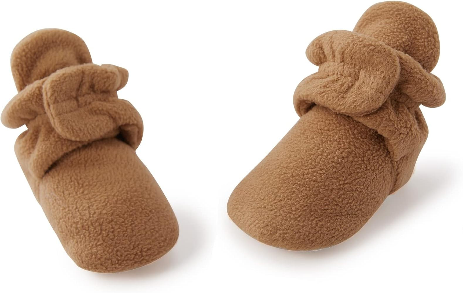 pureborn Unisex Baby Boy Girl Fleece Cozy Booties Warm Infant Shoes | Amazon (US)