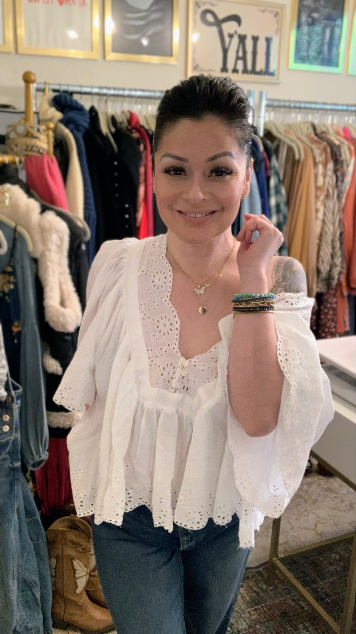 Cowboy boots
Spring outfit
Easter outfit
Free People
Wardrobe room

When shopping Victoria Emerson use my Discount Code: 50Ali

When shopping Kinsley Armelle use my Discount Code:ka-countrychichomess

#LTKSpringSale #LTKU #LTKstyletip