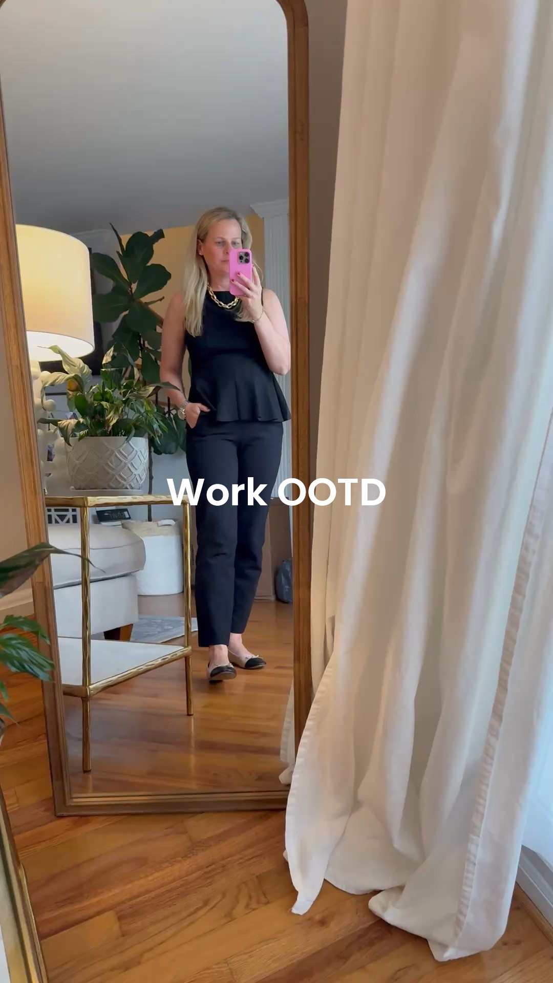 Workwear outfit of the day! 

Work outfits, business casual, fall outfit, black tops, black pants, workwear, work wear, date night outfit, fall 2025 

#LTKWorkwear #LTKOver40 #LTKStyleTip