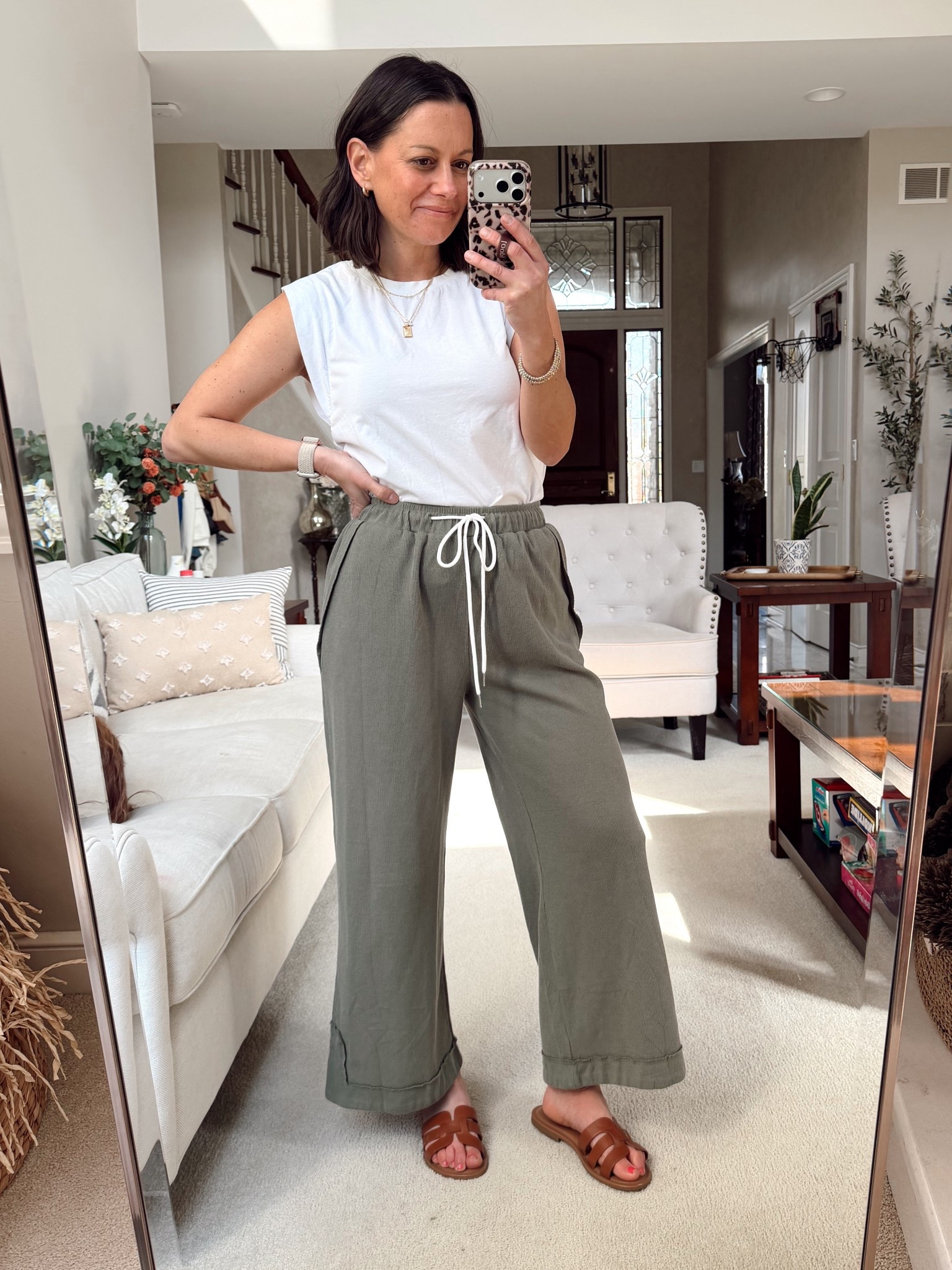 Casual spring outfit idea!

Pants run a tad big - I’m in the small. Tank runs true to size.



#LTKootd #LTKOver40 #LTKSeasonal