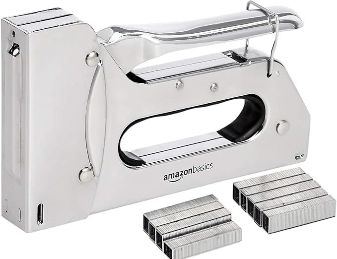 Amazon Basics Manual Staple Gun with 1000 Staples, for Upholstery and Carpentry | Amazon (US)
