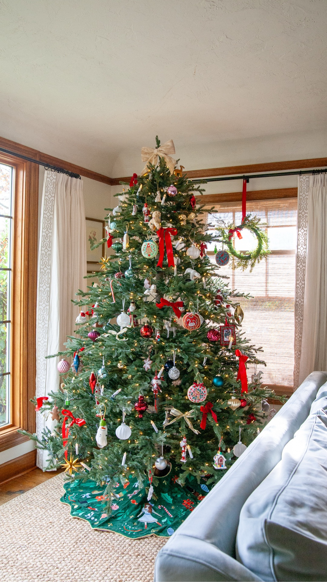 I was a real tree purist for years but I tell ya… this has a lot of appeal. I’ve loved giving myself permission to use fake. So many conveniences 😅 And maybe someday I’ll do one faux, one real when someone else wants to help cut it down… 😉

#LTKHoliday