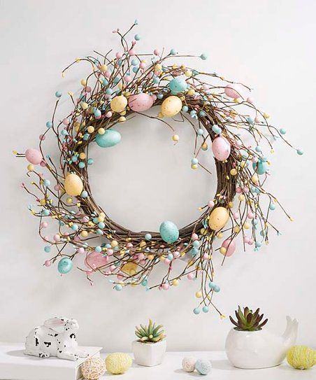 Easter Egg Wreath | Zulily