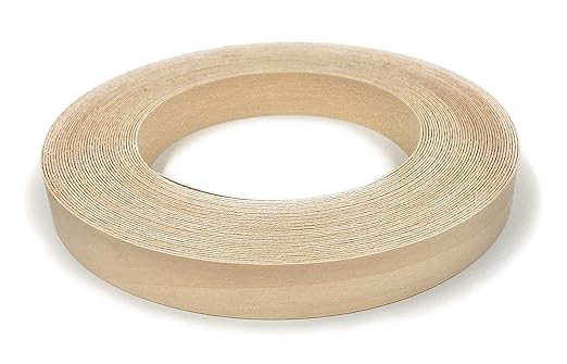 Edge Supply Birch 3/4" X 50' Roll, Wood Veneer Edge banding Preglued, Iron on with Hot Melt Adhes... | Amazon (US)