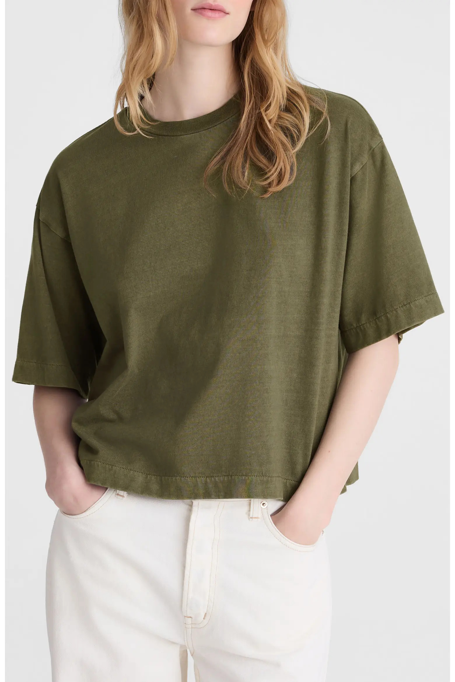 Allday Boxy Crop Cotton T-Shirt (Women) | Nordstrom | Nordstrom