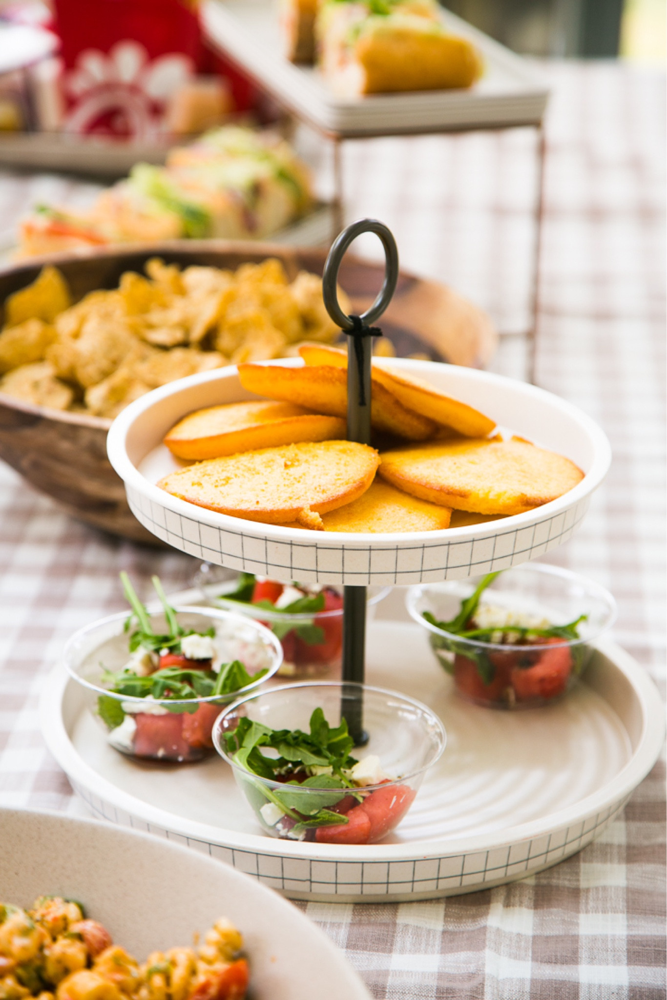 Love this two tier tray for putting out everything from apps to desserts ! Perfect for summer hosting or to add to your serveware collection ! 

#LTKFind #LTKunder50 #LTKhome