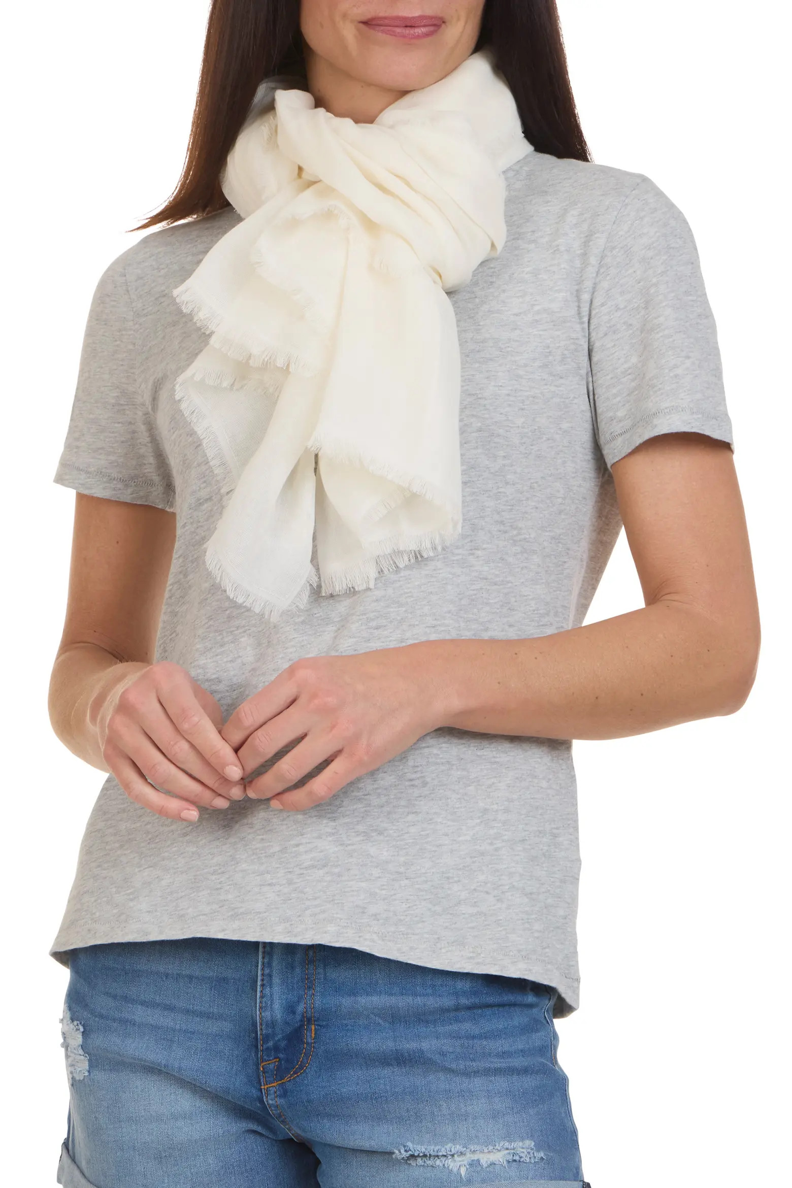 Stripe Cotton Gauze Scarf (Women) | Nordstromrack | Nordstrom Rack