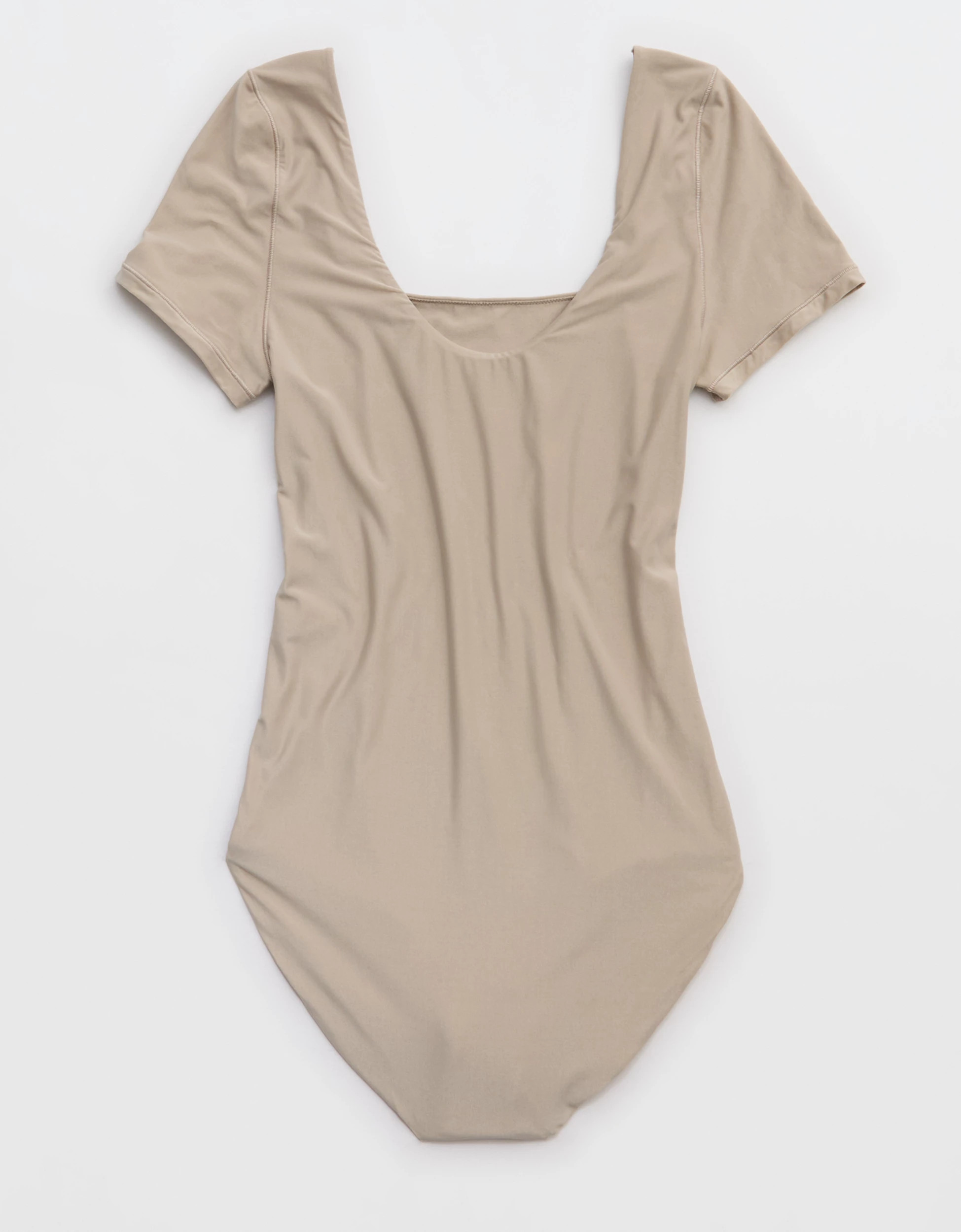 SMOOTHEZ Short Sleeve Square Neck Bodysuit | American Eagle Outfitters (US & CA)