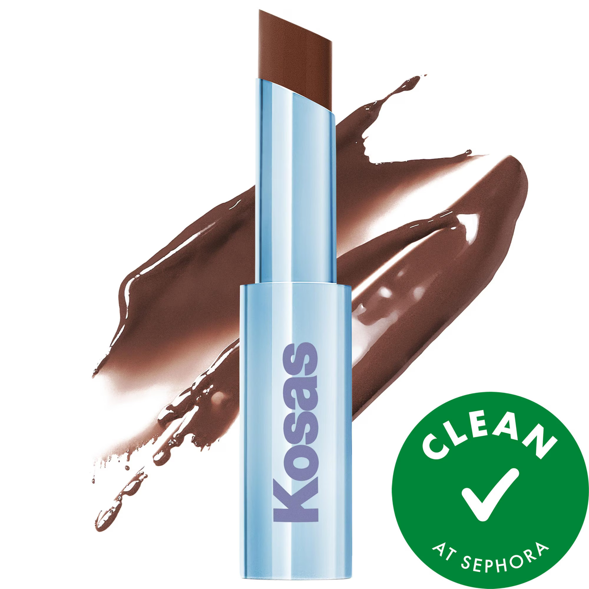 Kosas Wet Stick Moisturizing Shiny Sheer Lipstick with Ceramides Cinnamon Spritz 0.10 oz / 3 g | Sephora (US)
