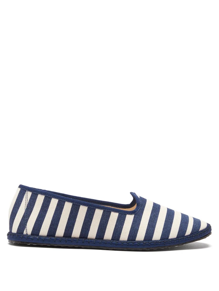 Gondola striped canvas flats | Vibi Venezia | Matches (US)