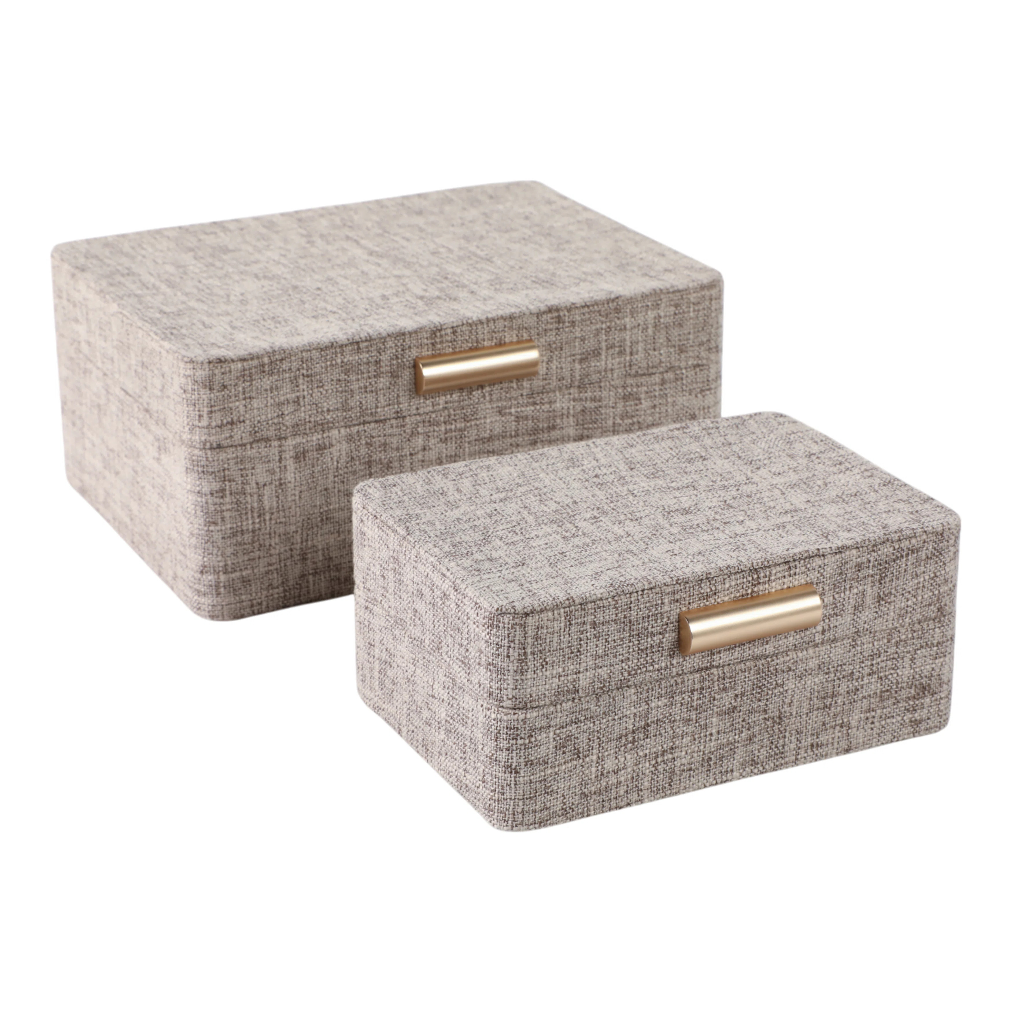 Decorative Casual Fabric Organizer Box With Lid For Home Decor - Modern Keepsake Storage Ideal Fo... | Wayfair North America