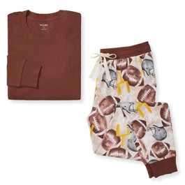 Football Season Organic Matching Family Pajamas | Burts Bees Baby
