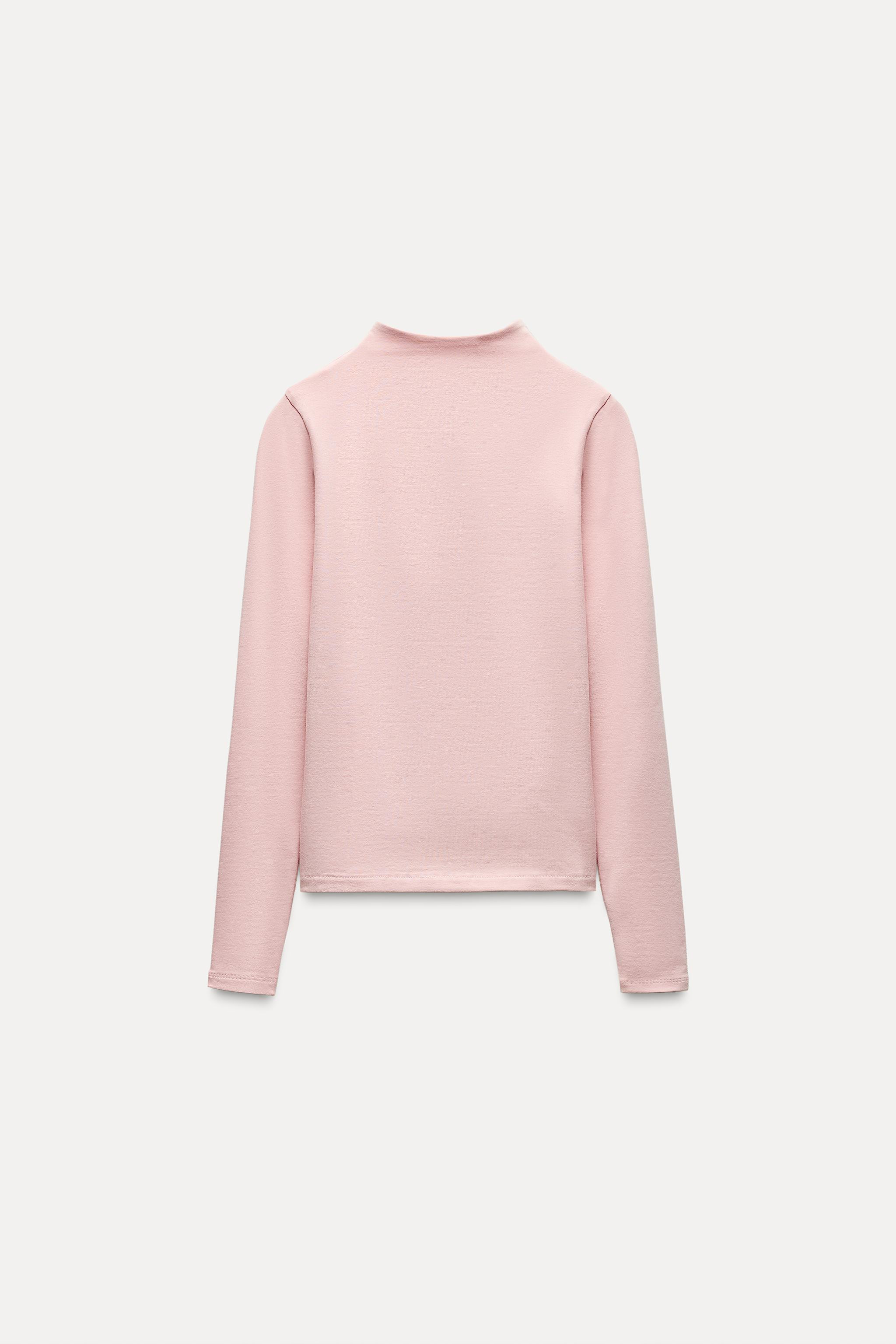 HIGH COLLAR TOP | Zara US