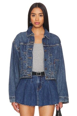 LEVI'S Tailored 90s Trucker in Missed My Flight from Revolve.com | Revolve Clothing (Global)