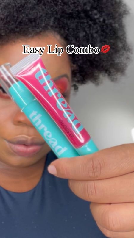 ✨Easy Lip Combo 💋 with @threadbeauty✨  be sure to save for later!

@threadbeauty Gloss it lipgloss ‘Driven’  & Color it lipstick shade ‘Lovely’ 

#easylipcombo #lipcombo #lipcombos #lipcombosyouneed #lipcombosforblackgirls #lipcombotutorial #lipgloss #lipstick 
#lipliner #lipglosslover #lipglosscollection #liptutorial #makeuptutorials #blackmakeuptutorial #threadbeauty #threadcreator #tbu #makeupforbeginners #beautybloggers #targetfinds #targetbeauty  #targetmusthaves #byathread #threadbeauty #blackownedmakeupbrands #makeupinfluencer #makeupforwoc #everydayglam  #makeuptutorialvideo #makeuptutorialvideos 

#LTKbeauty #LTKGiftGuide #LTKHoliday