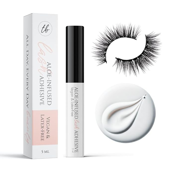 Gentle Formula Lash Glue - 24 Hour Hold - Cluster Strip False Lash Extension Eyelash Glue - Sooth... | Amazon (US)