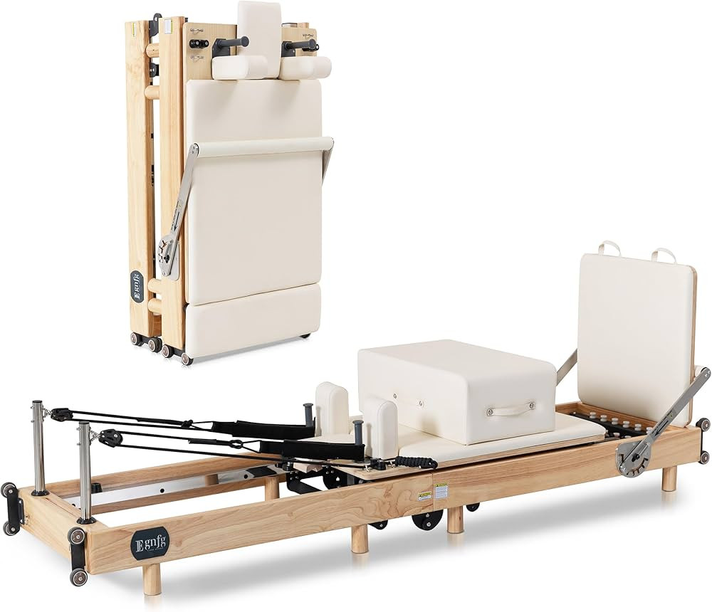Pilates Reformer Machine, Premium Foldable Pilates Reformer, Durable and Quiet, Pilates Equipment... | Amazon (US)