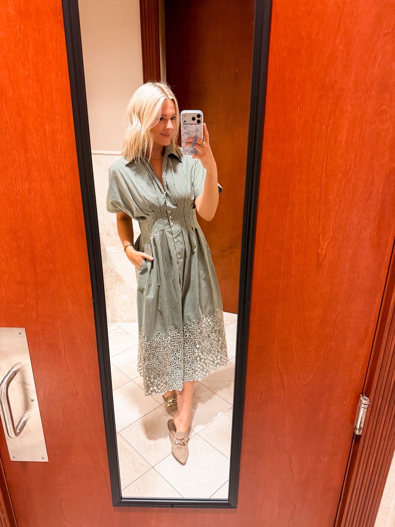 My fav style dress maybe ever?? I wear a small! This color is sold out but they have a blue one and a non eyelet version I’m linking

#LTKmomlife #LTKWorkwear